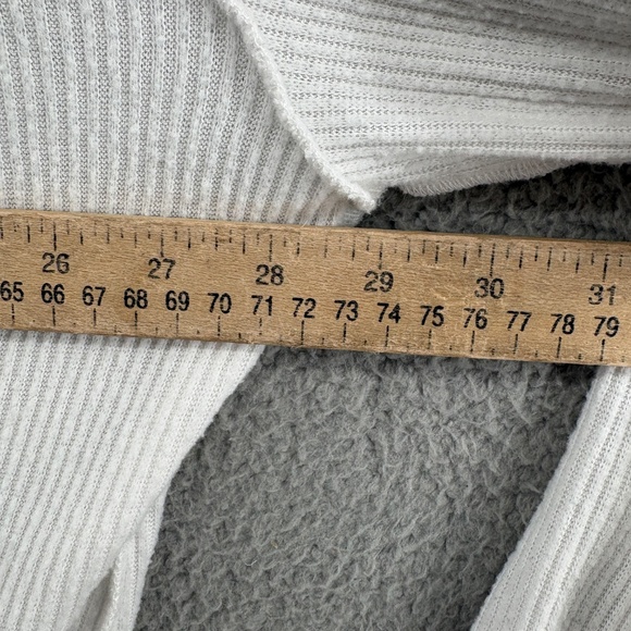 Free People We The Free Main Squeeze Hacci Off Shoulder Top White Size Medium - Picture 8 of 10